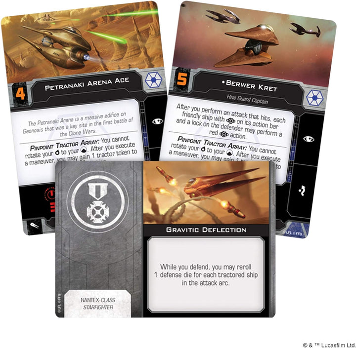 Fantasy Flight Games – Star Wars X-Wing Zweite Edition: Separatist Alliance: Nan