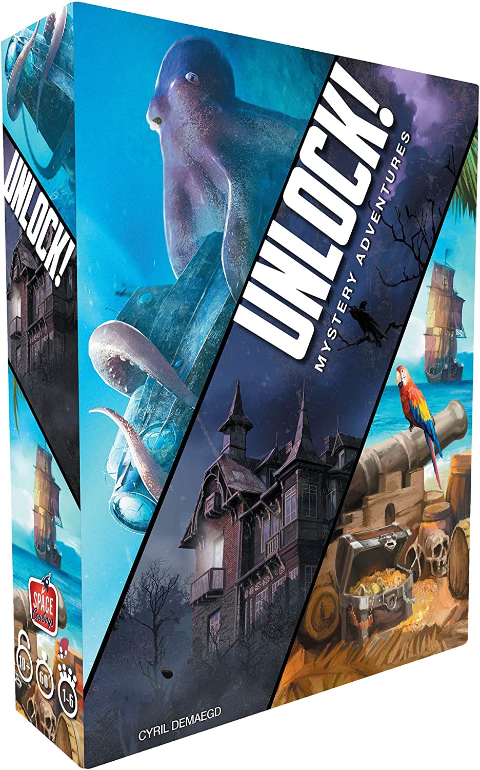 Asmodee Unlock 2 Mystery Adventures Card Game, English