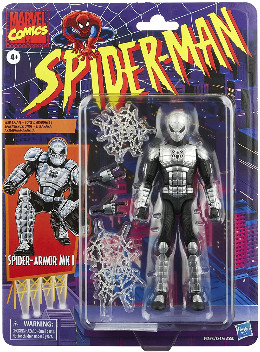 Marvel Legends Series Spider-Man 15 cm Spider-Armor Mk I Actionfigur Spielzeug, inkl