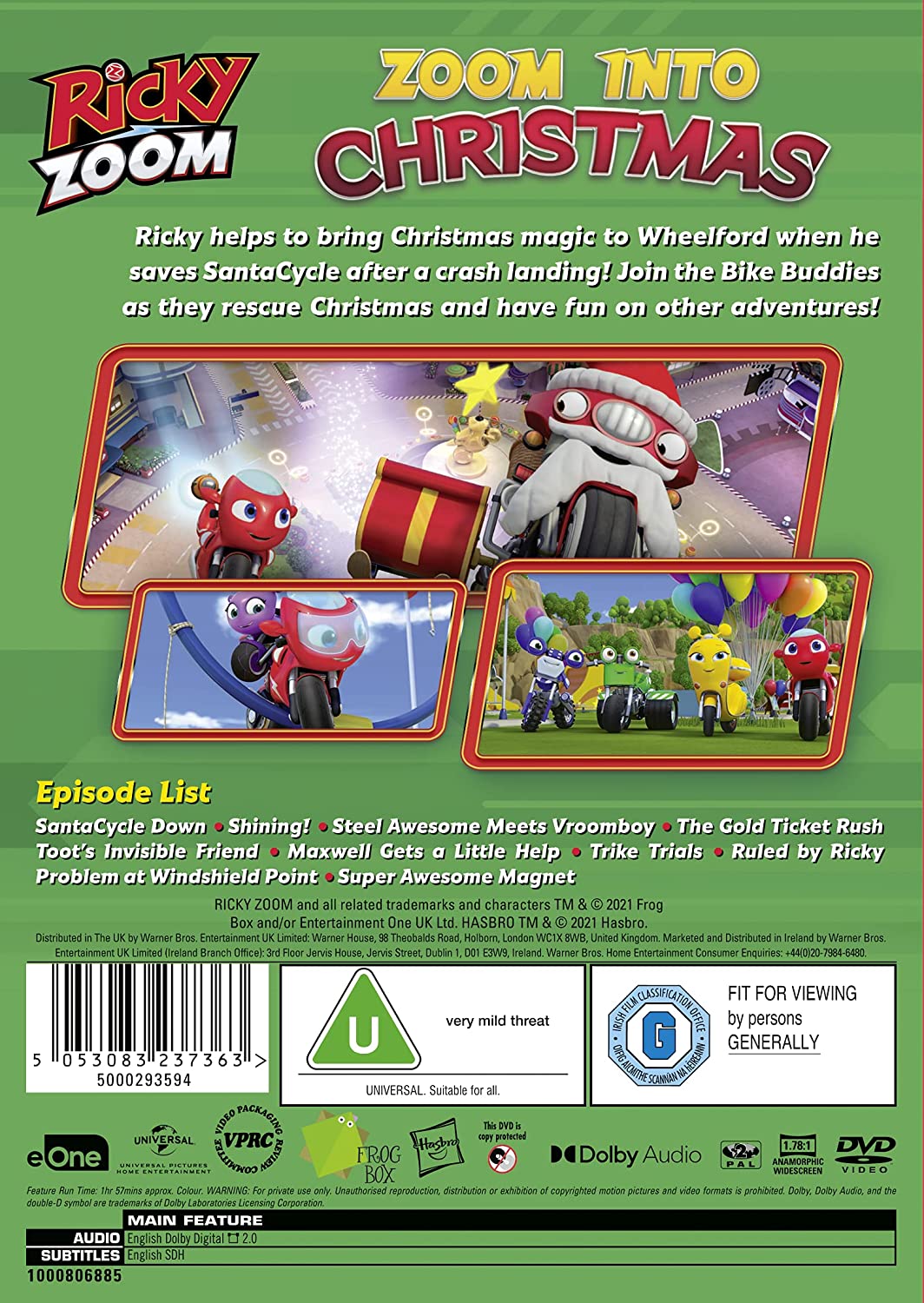 Ricky Zoom: Zoom into Christmas [2021] [DVD]