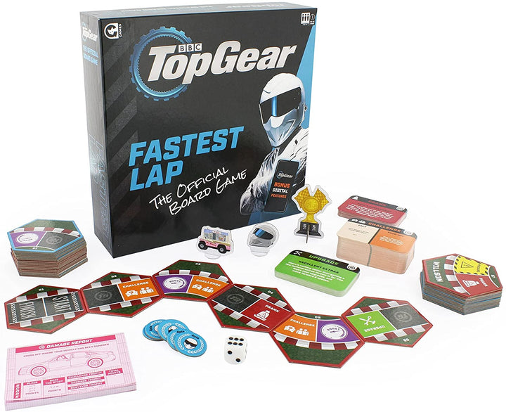 Ginger Fox Offizielles Top Gear Family Brettspiel 2021 Edition – Race The Stig Arou