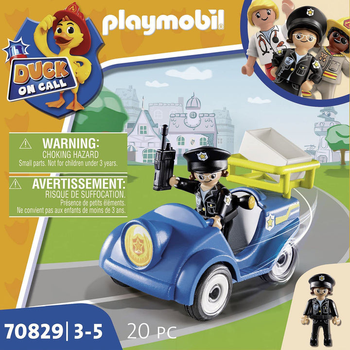 Playmobil VOITURETTE POLIZEI ENTE AUF RUF