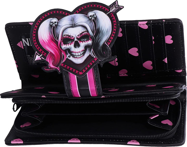 Nemesis Now Little Monster Embossed Purse 18.5cm, Polyurethane, Pink