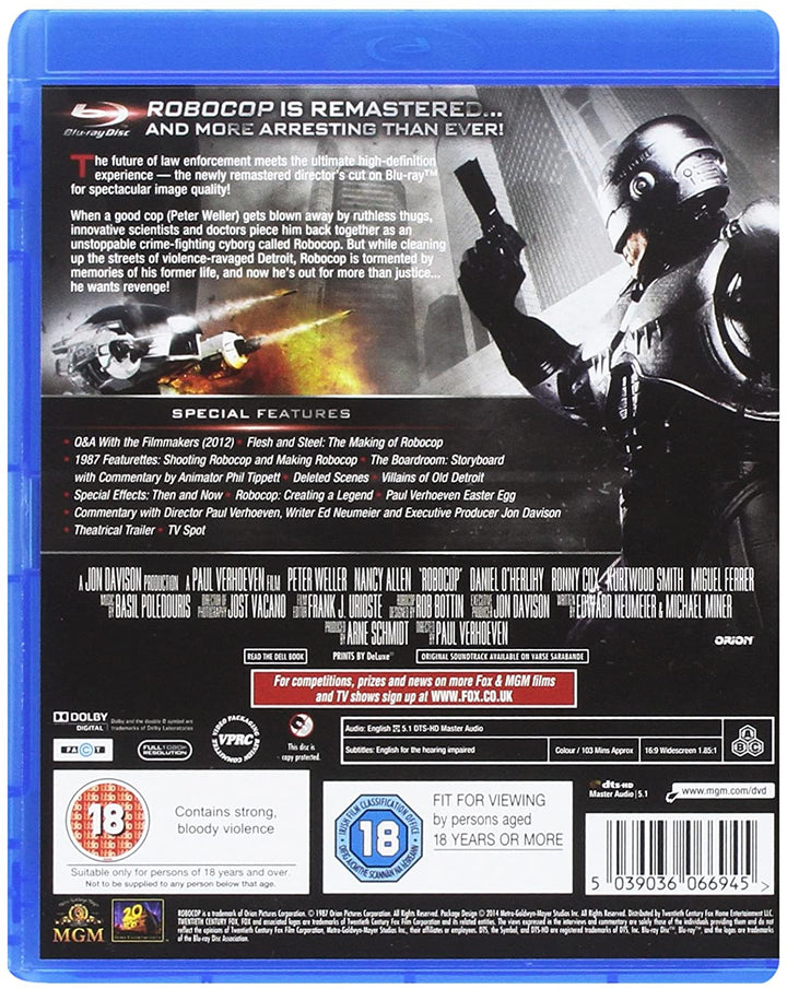 Robocop - Action/Sci-fi [Blu-ray]