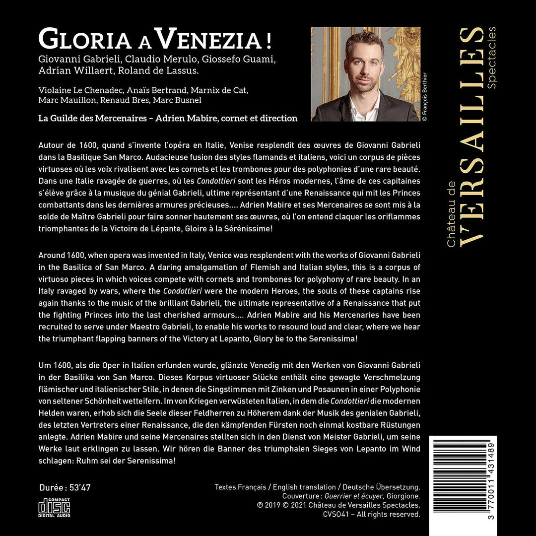 La Guilde des Mercenaires - Gabrieli: Gloria a Venezia! [Audio CD]