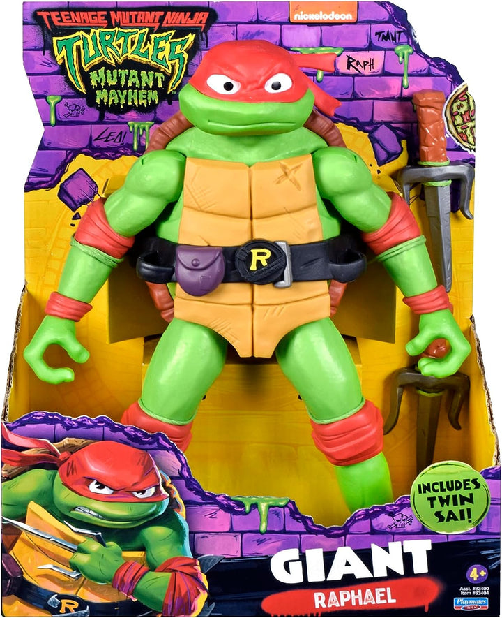 Teenage Mutant Ninja Turtles 83404CO Mutant Mayhem Giant Raphael 12-Inch Action Figure