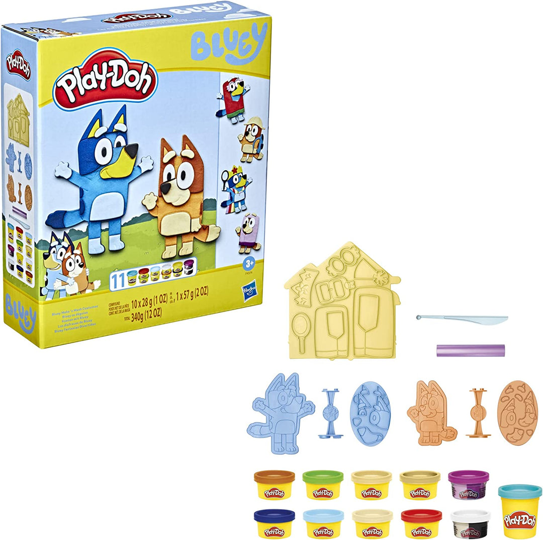 Play-Doh BLUEY MAKE N MASH COSTUMES