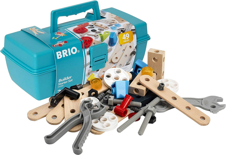 BRIO Builder – Bau-Starter-Set – Lern-, Bau- und Lernspielzeug für Kinder ab 3 Jahren