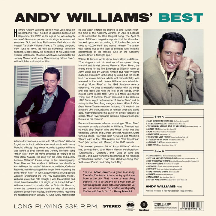 Andy Williams - Andy's Best - His 20 Top Hits [Vinyl]