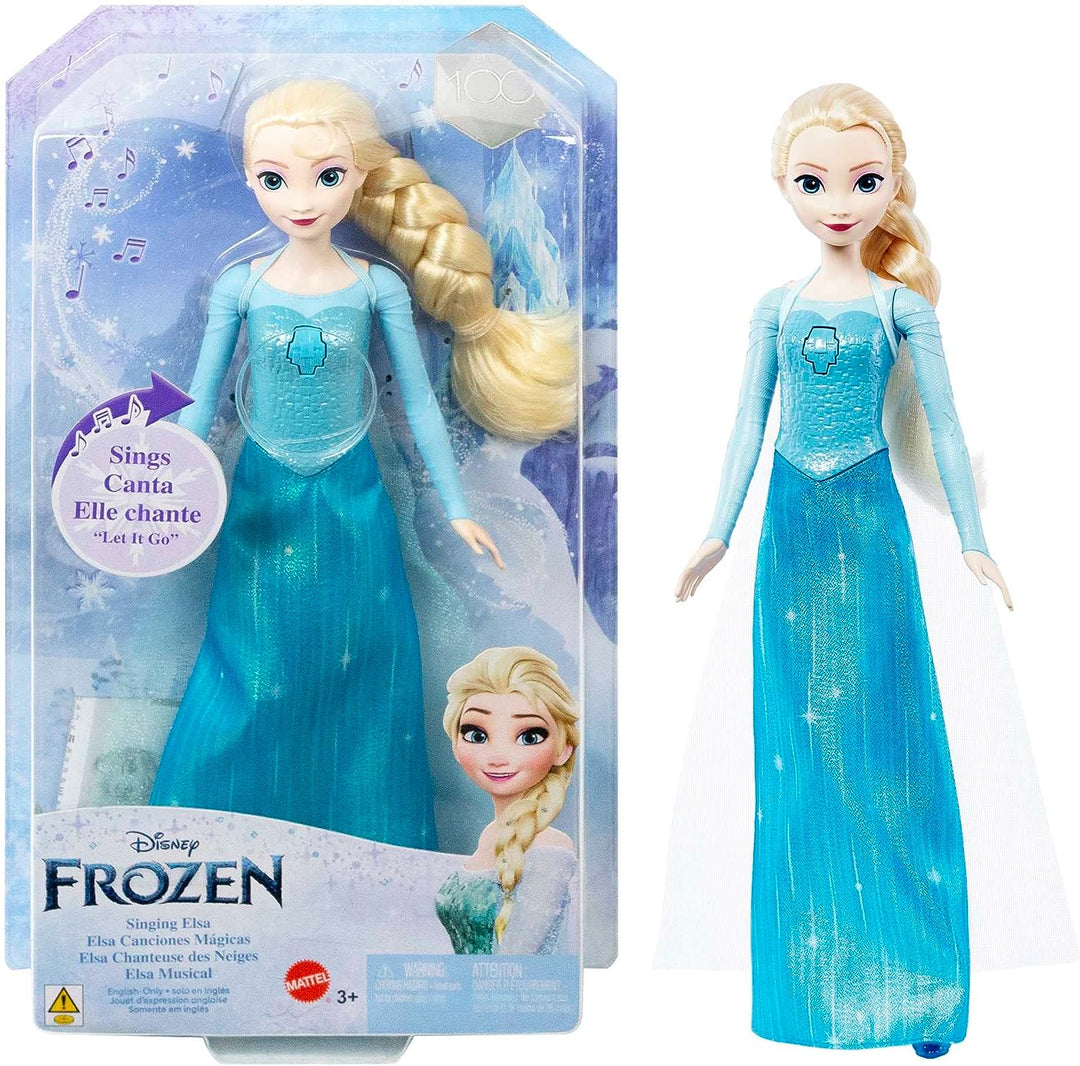 Disney Frozen Toys, singende Elsa-Puppe in charakteristischer Kleidung, singt „Let It Go“ f