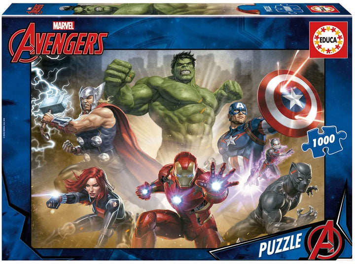 Educa Borrás 17694 The Avengers 1,000 Piece Puzzle Marvel 1000