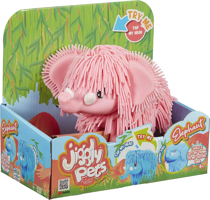 eolo sport hk Jiggly Pets Elefanten-Tierspielzeug – Rosa, interaktiver elektronischer Elep