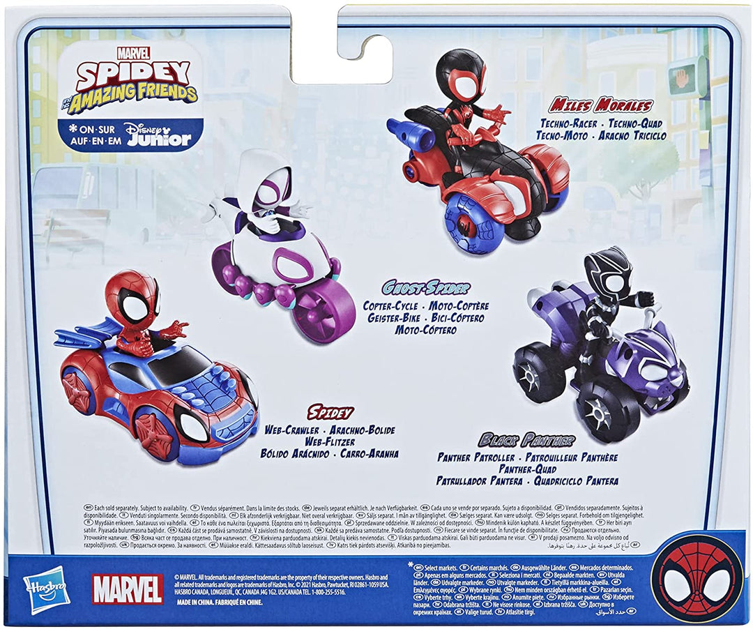 Marvel Spidey and His Amazing Friends Spidey Action Figure and Web-Crawler Vehicle, for Children Aged 3 And Up