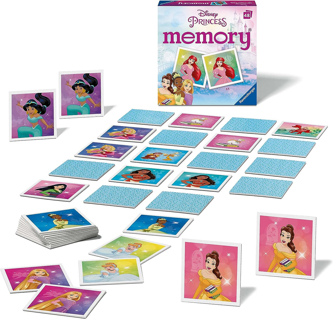 Ravensburger Disney Princess Mini-Memory-Spiel – passende Bilder-Schnapppaare für