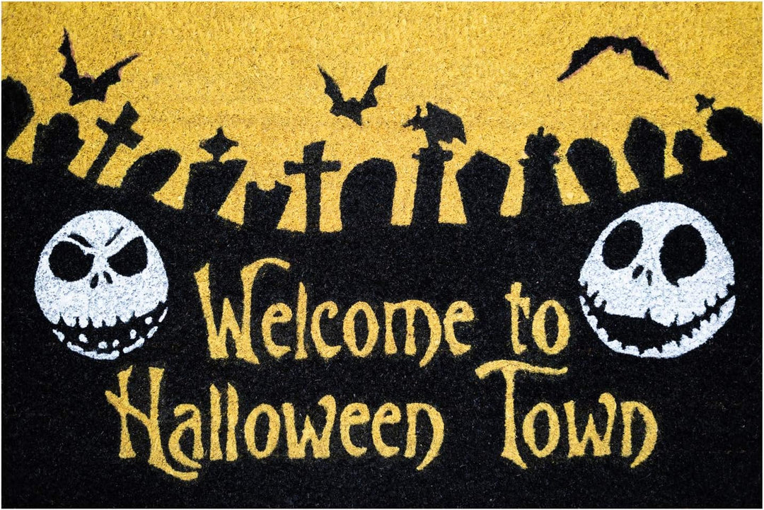 Official The Nightmare Before Christmas Halloween Town Door Mat 15.7 x 23.6 Inches