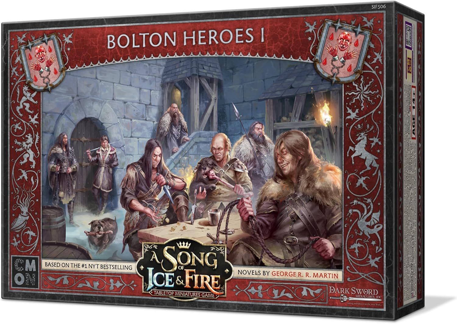 CMON A Song of Ice and Fire Tabletop Miniatures Bolton Heroes I Box Set 2