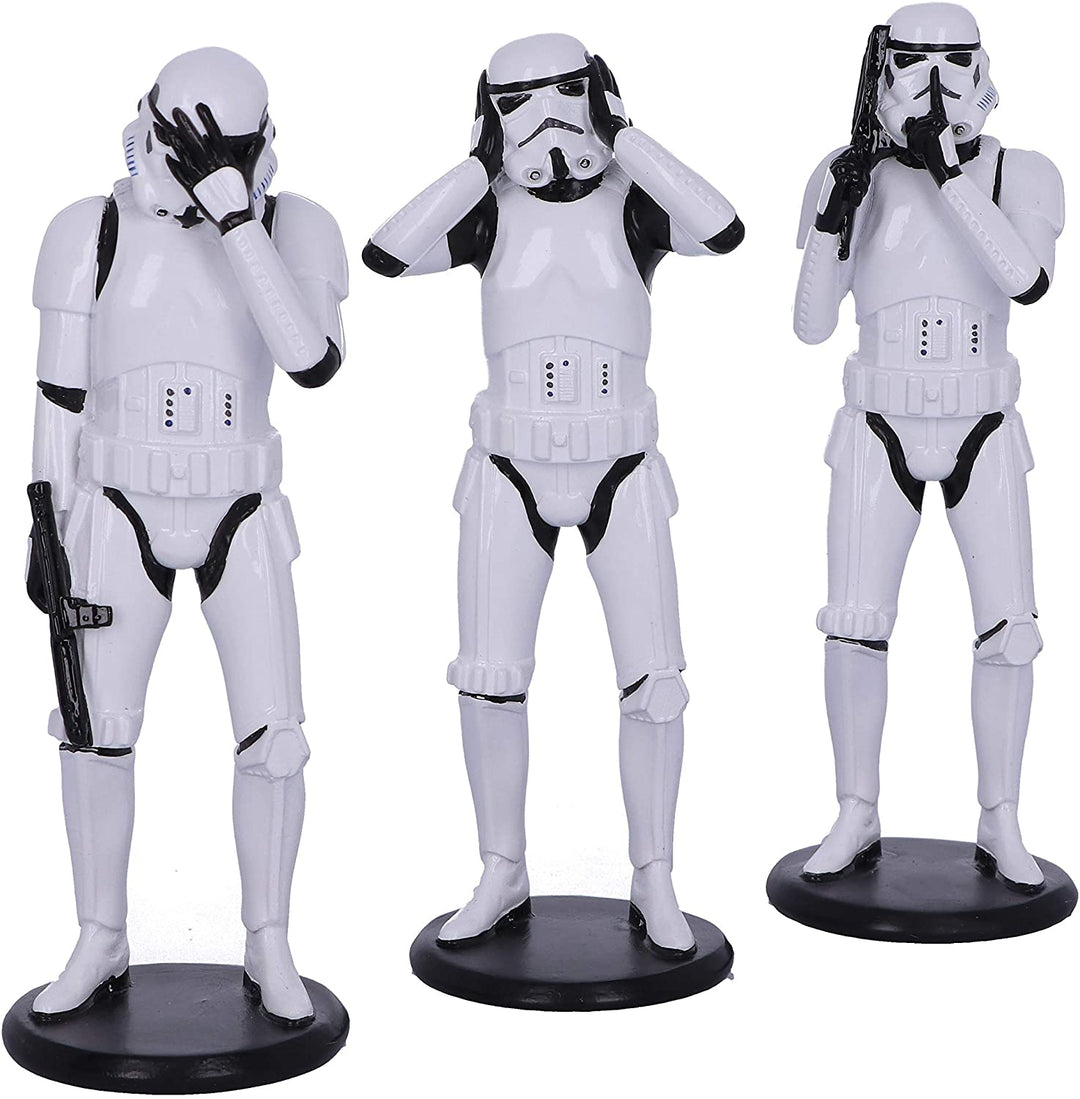 Nemesis Now Original Stormtrooper Three Wise Sci-Fi-Figuren, weiß, 14 cm