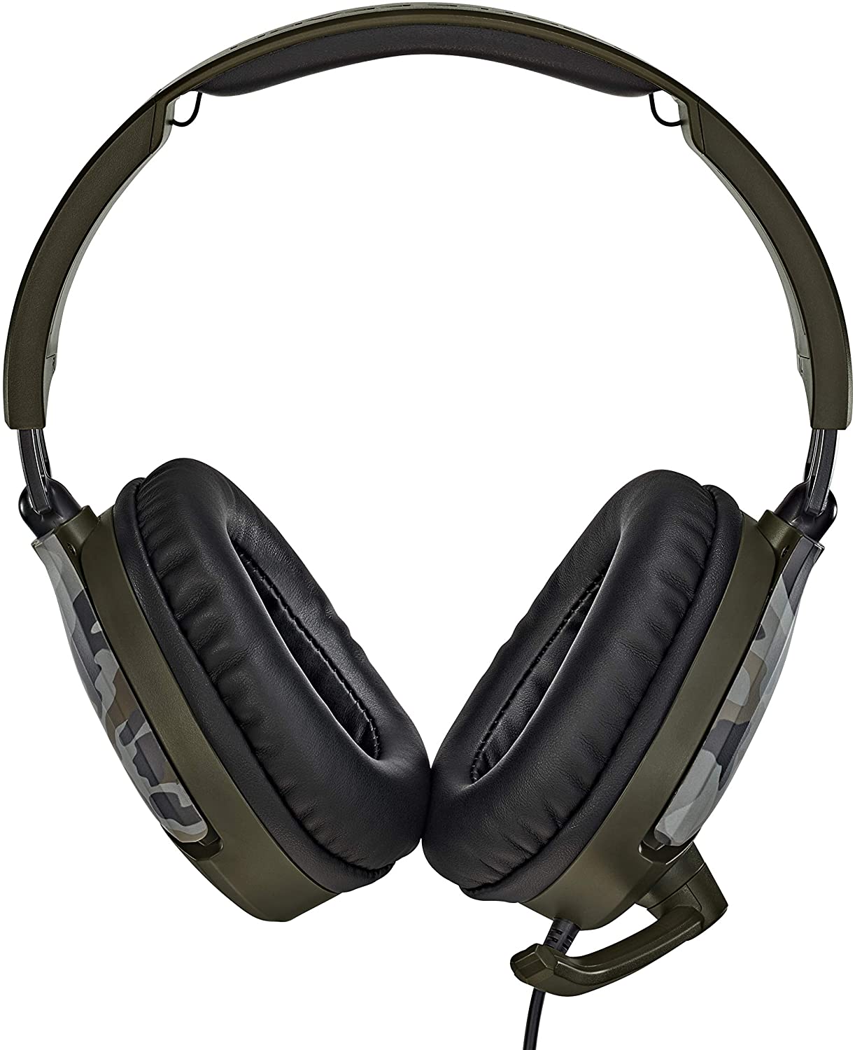 Turtle Beach Recon 70 Camo Green Gaming-Headset – 40-mm-Lautsprecher, hochklappbares Mikrofon, kompatibel mit Xbox, PS5, PS4, Switch und PC