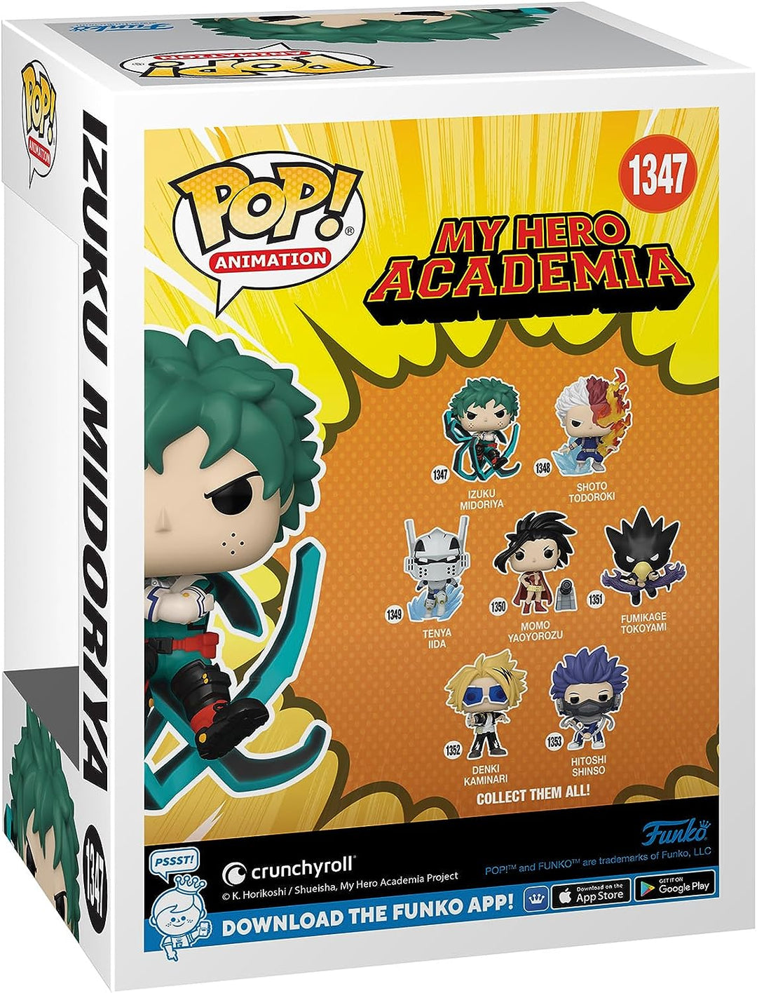 Animation: MHA - My Hero Acadamia Izuku Midoriya - Deku - (Black Whip) Funko 67327 Pop! Vinyl #1347