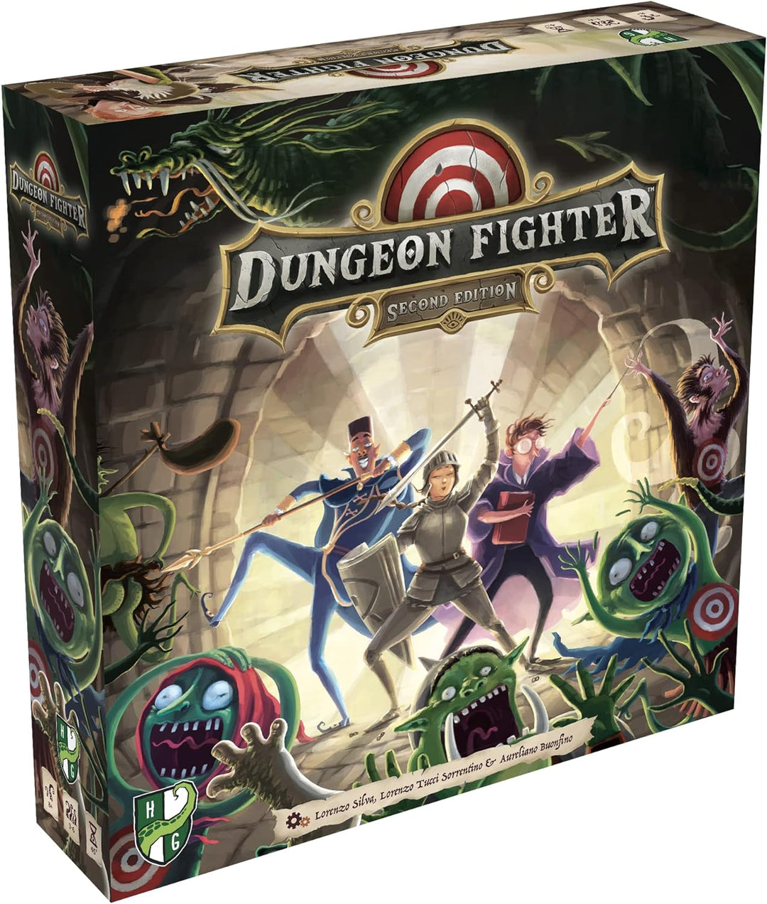 Schreckliche Spiele | Dungeon Fighter (Zweite Ausgabe) | Brettspiel | Ab 8 Jahren | 13-18 Uhr