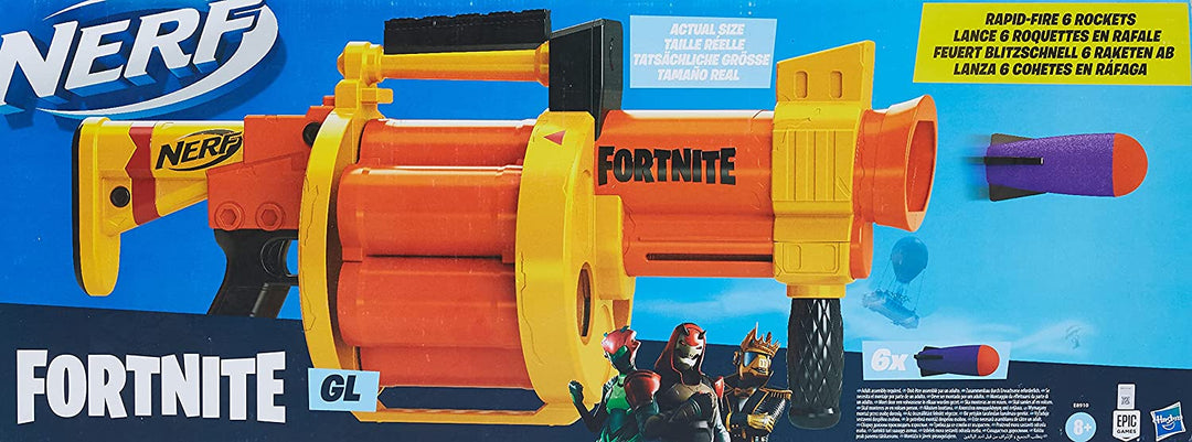 Lanzador de cohetes Nerf Fortnite gl