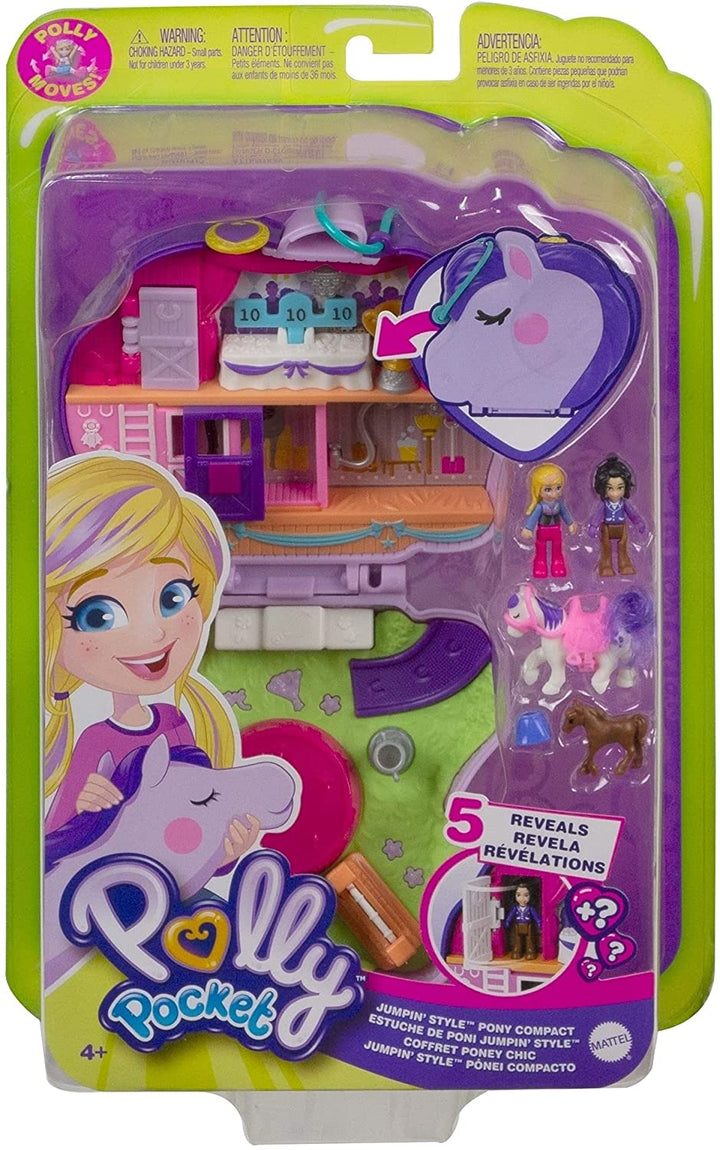 Polly Pocket Jumpin Style Pony Compact