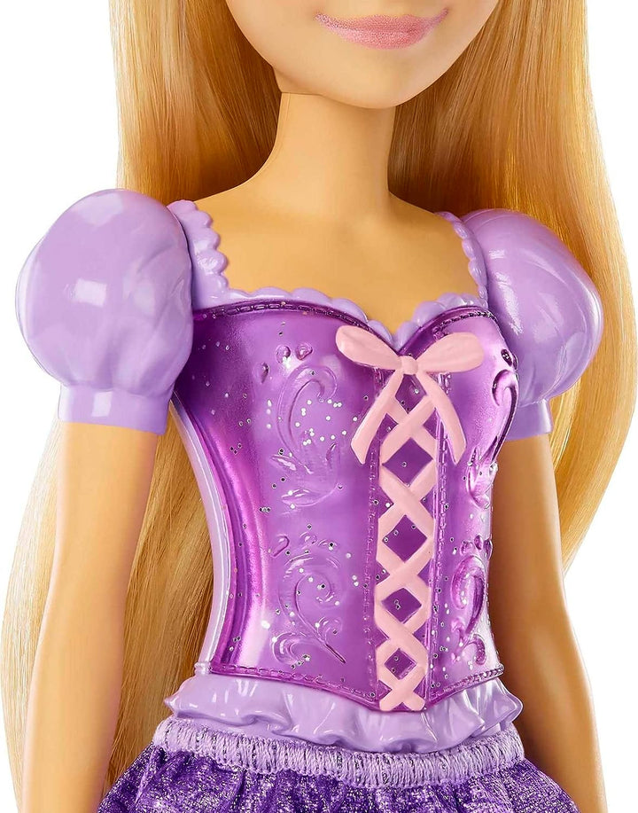 ?Disney Princess Toys, Rapunzel Posable Fashion Doll with Sparkling Clothing and Accessories