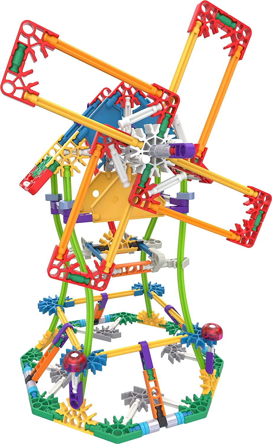 K'NEX 80207 City Builders Bauset, 3D-Lernspielzeug für Kinder, 325 Teile