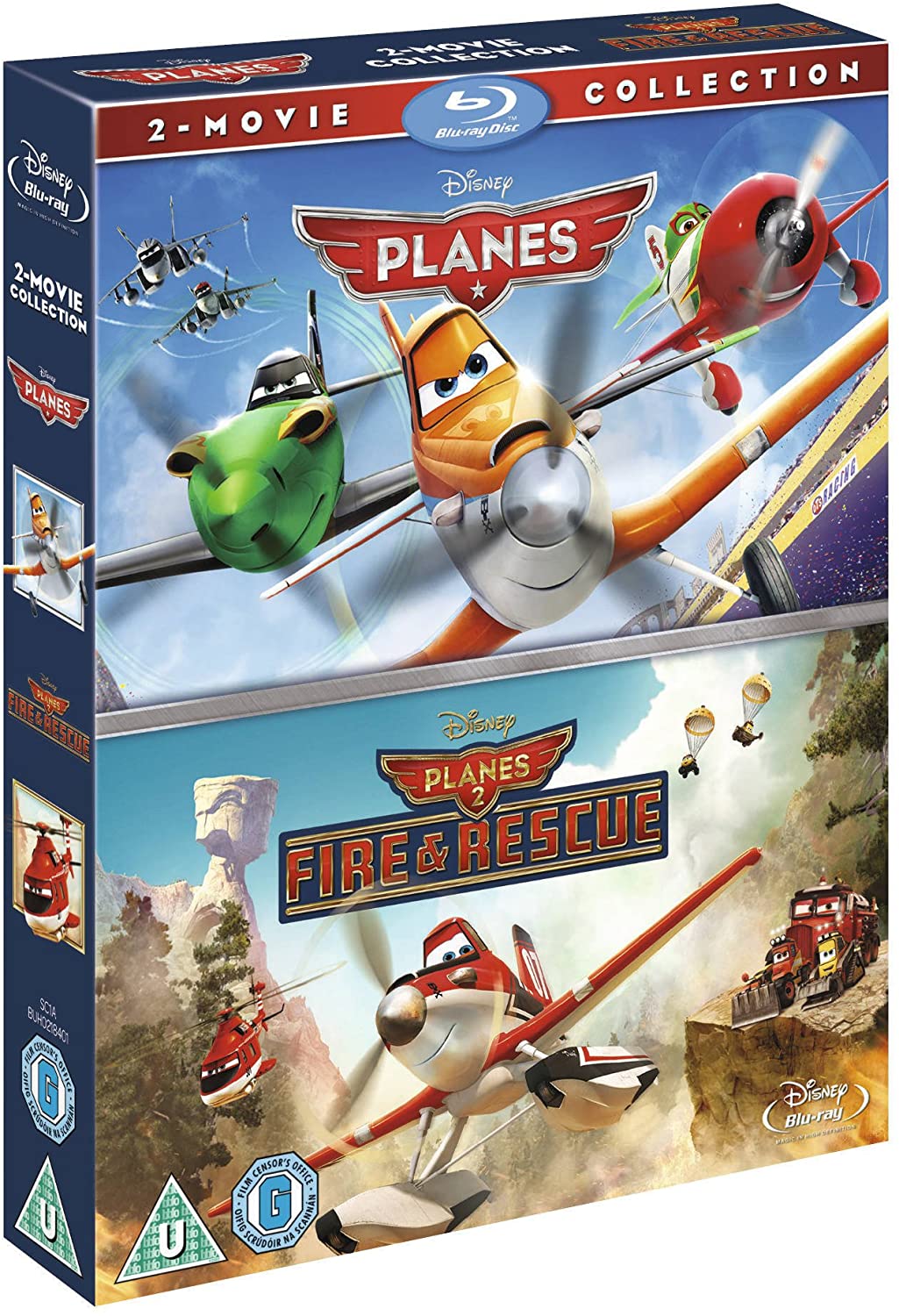 Planes / Planes 2 [Region Free] – Komödie/Abenteuer [Blu-ray]