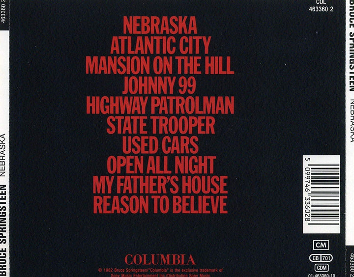 Bruce Springsteen - Nebraska [Audio CD]