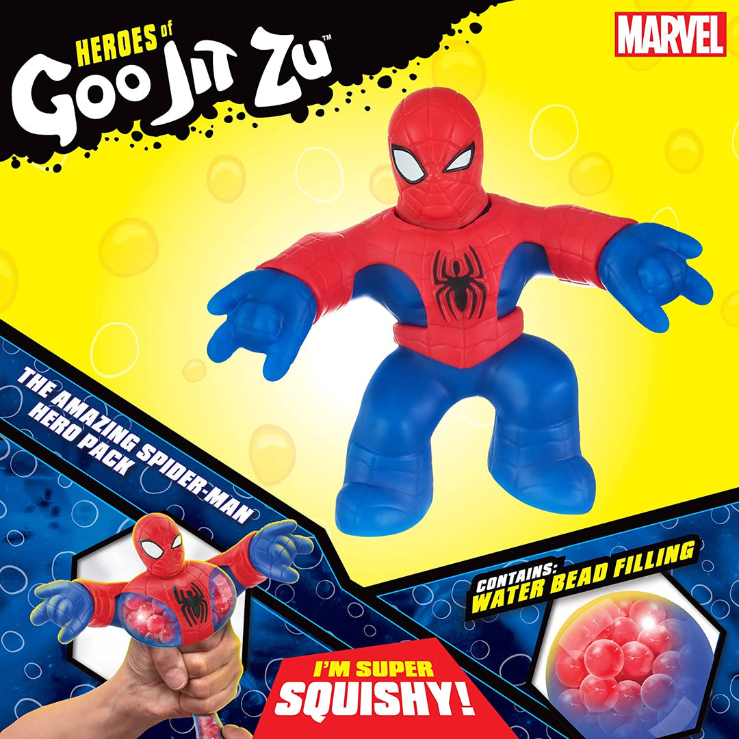 Heroes of Goo Jit Zu Marvel Heldenpaket. The Amazing Spider-Man – Squishy, ​​4,5-Inkl