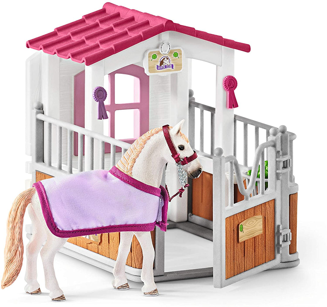 Schleich 42368 Pferdebox mit Lusitano Stute Figurenset