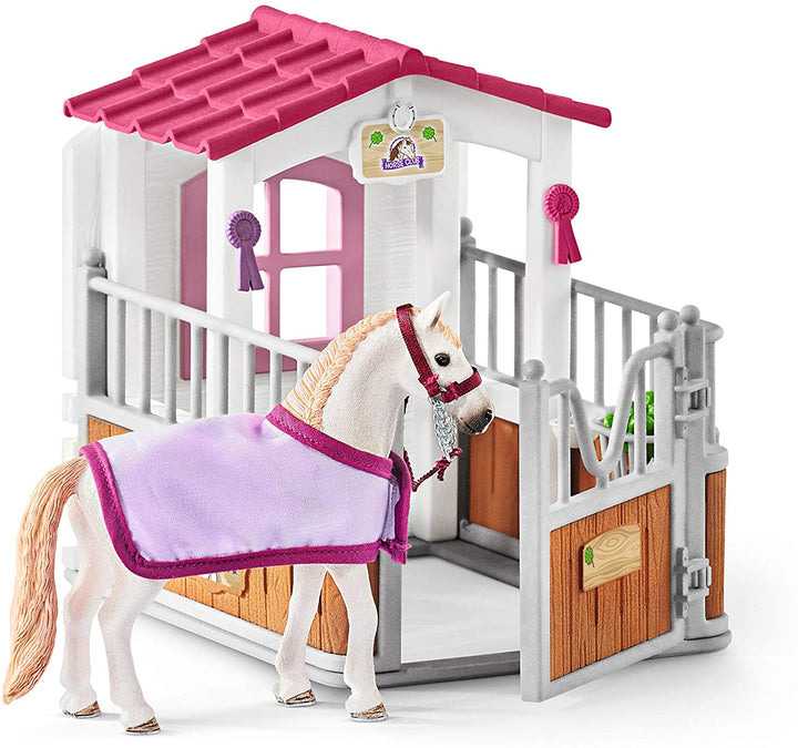 Schleich 42368 Pferdebox mit Lusitano Stute Figurenset