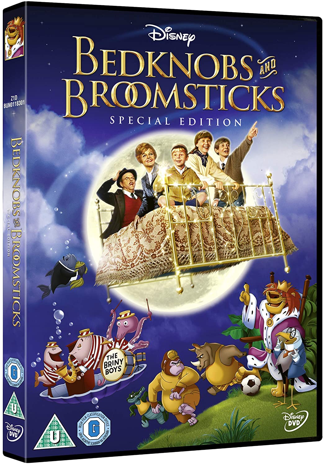 Bedknobs and Broomsticks - Family/Fantasy [DVD]