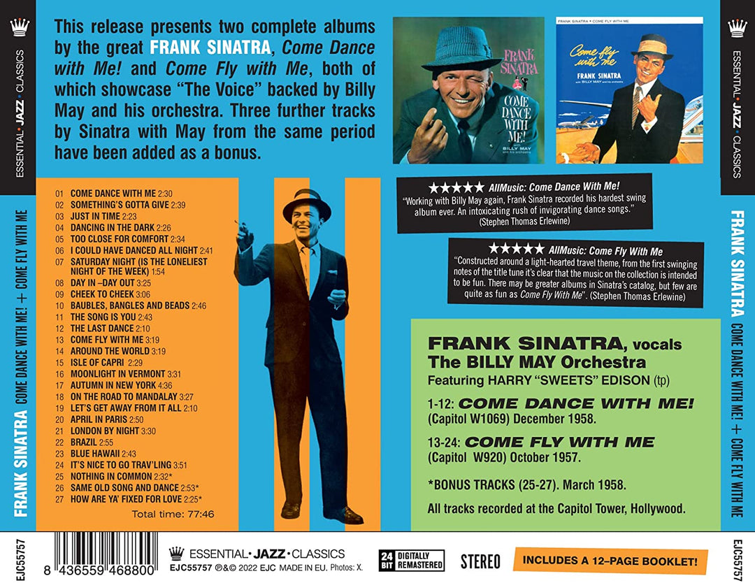 Frank Sinatra  - Come Dance With Me! + Come Fly With Me [Audio CD]