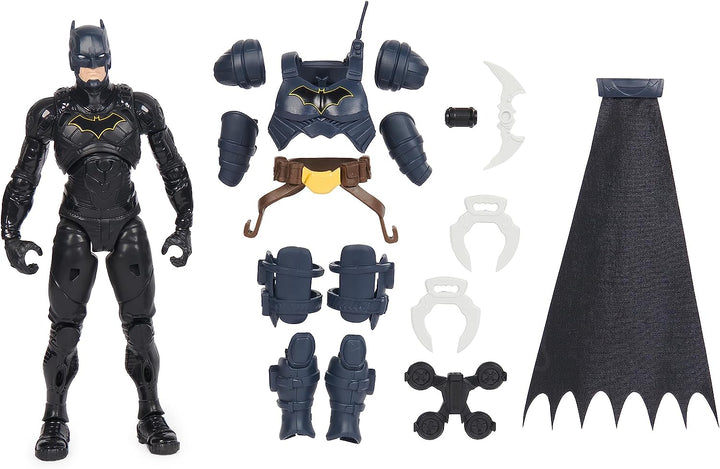 DC Comics 6067399 Adventures, Batman-Actionfigur mit 16 Rüstungszubehörteilen, 17