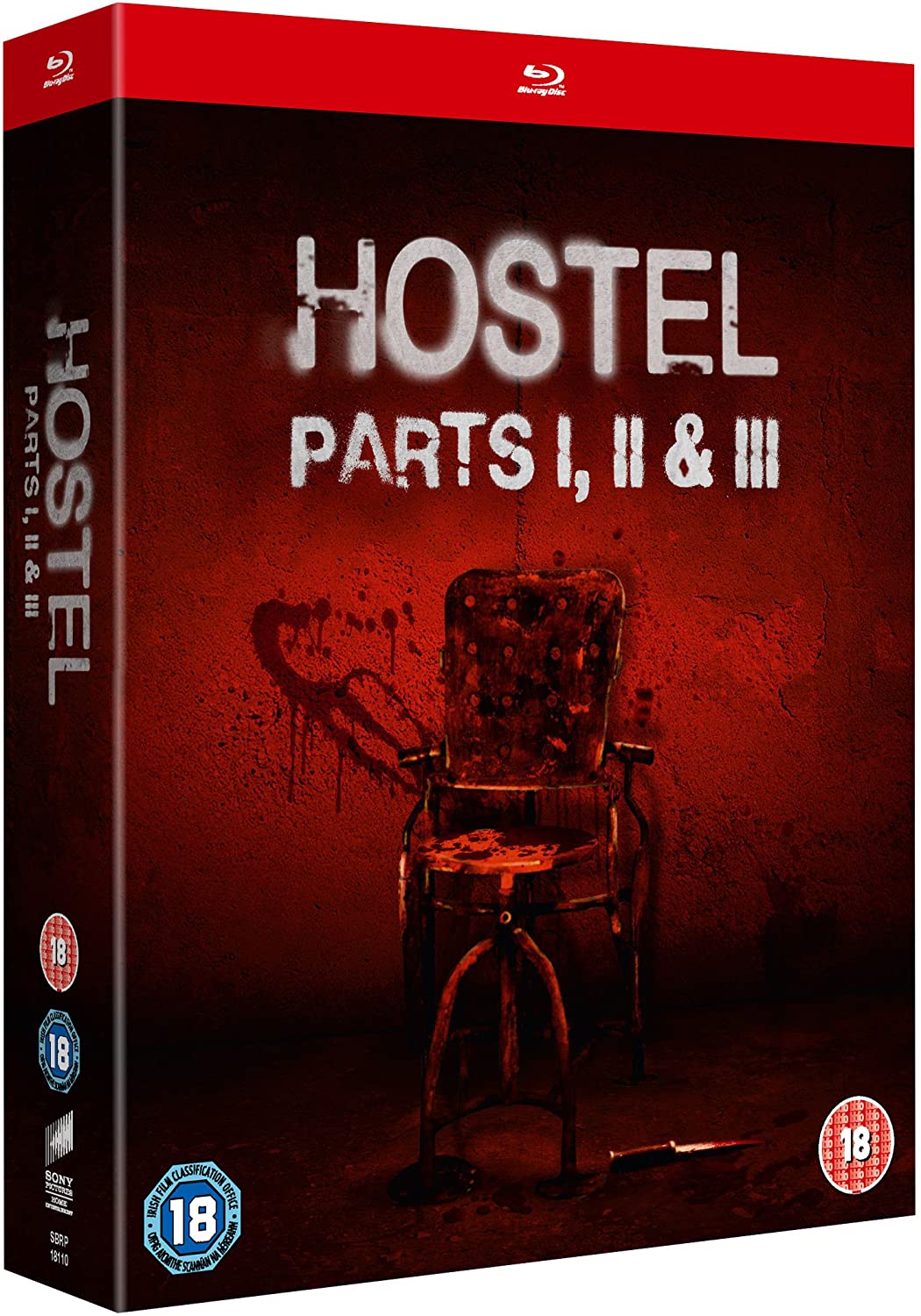 Hostel: Parts I, II and III [Region Free] - Horror/Mystery [Blu-ray]