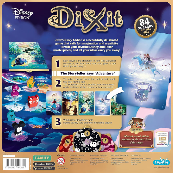 Libellud | Dixit: Disney Edition | Board Game | Ages 8+ | 3-6 Players | 30 Minut