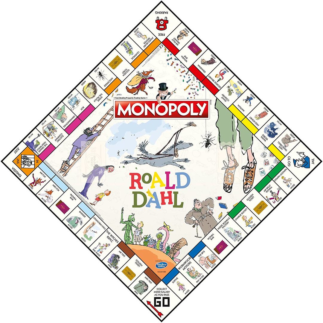 Winning Moves Roald Dahl Monopoly Board Game