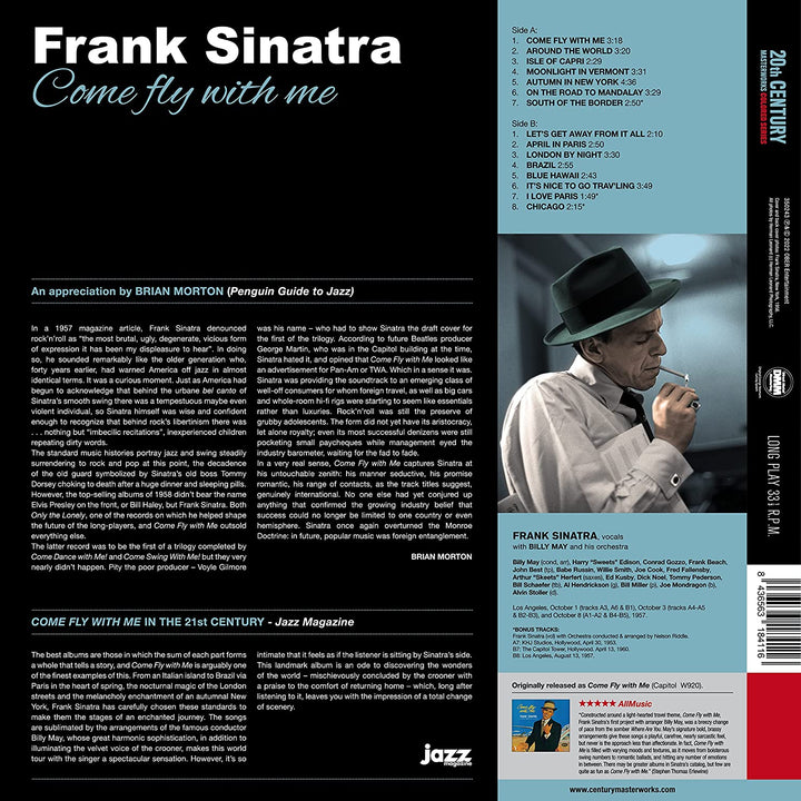 FRANK SINATRA - Come Fly With Me (Solid Blue Vinyl) [VINYL]