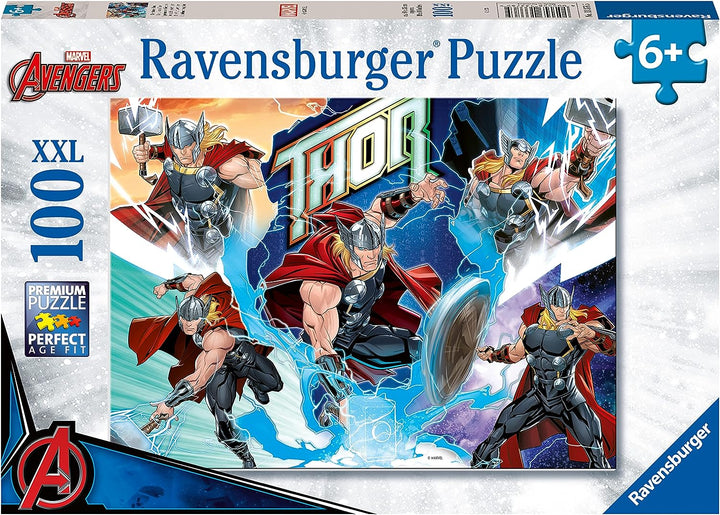 Ravensburger Marvel Thor Toys – 100-teiliges Puzzle für Kinder ab 6 Jahren