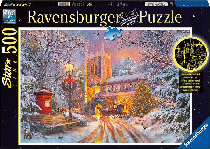 Ravensburger 17384 Star Line 500-teiliges Puzzle – Ein funkelndes Weihnachtsmagazin