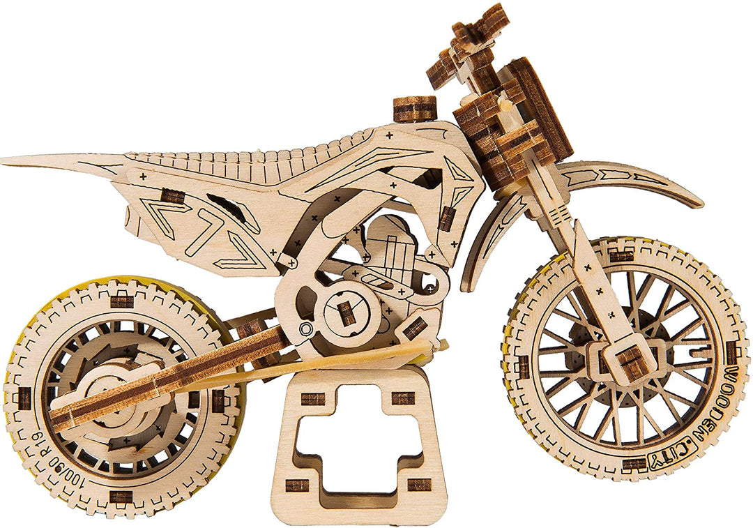 WoodenCity WR343 Holz, Modell, Motorrad, Holz