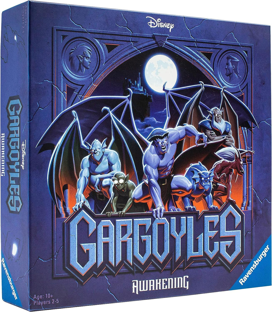 Ravensburger Disney Gargoyles – Immersive Familienstrategie-Brettspiele für Kinder a