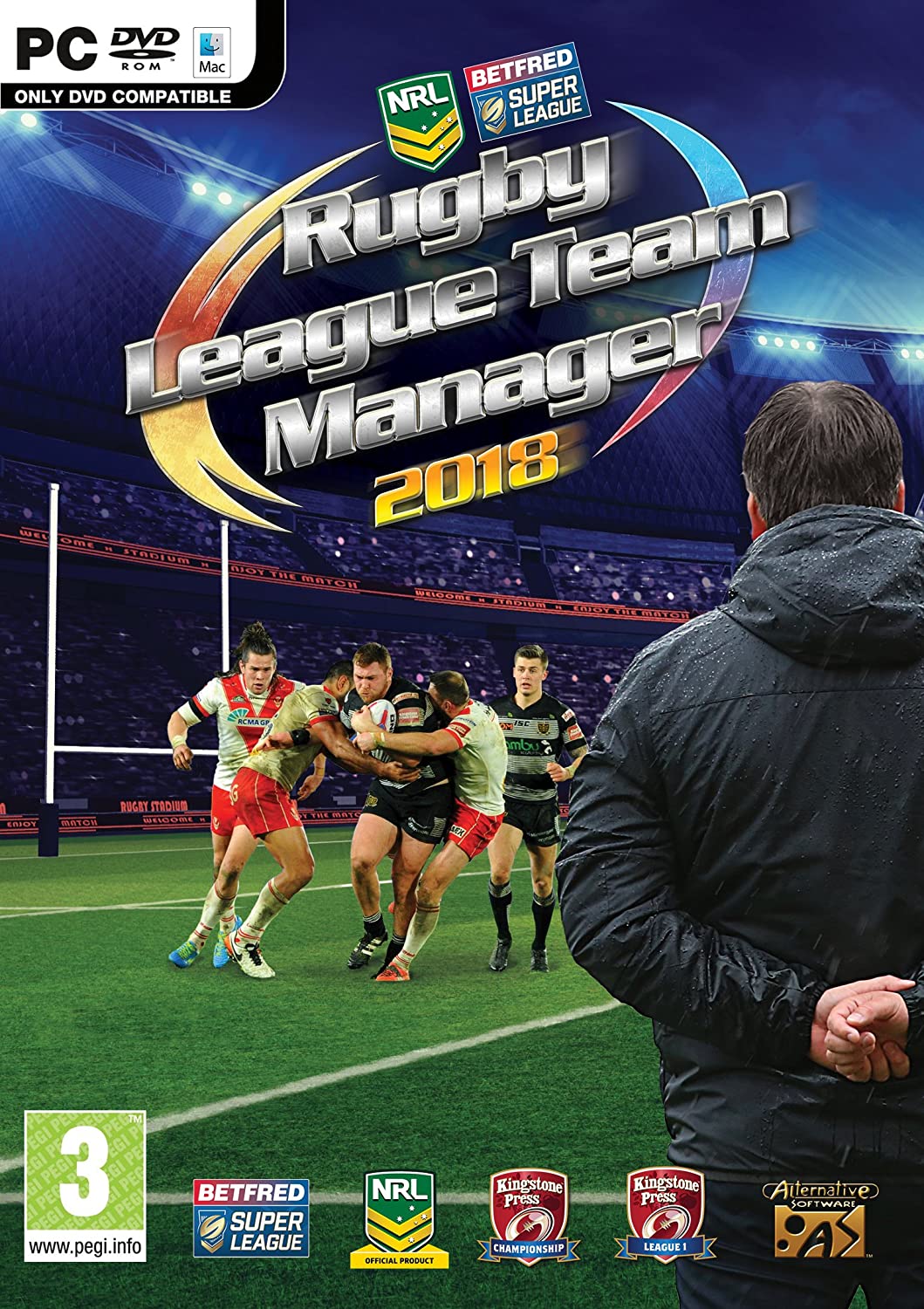 Rugby League Team Manager 2018 (PC DVD/Mac)