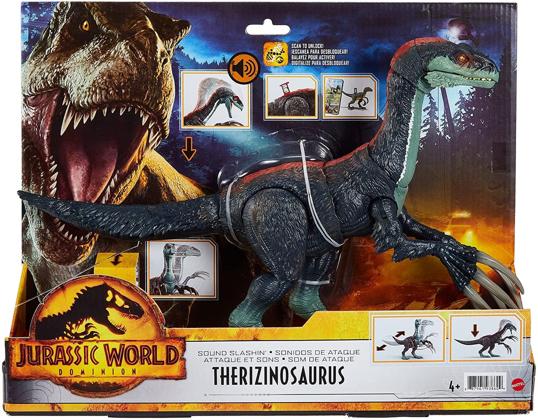 Jurassic World Sound Slashin' Slasher Dino-Dinosaurier-Actionfigur