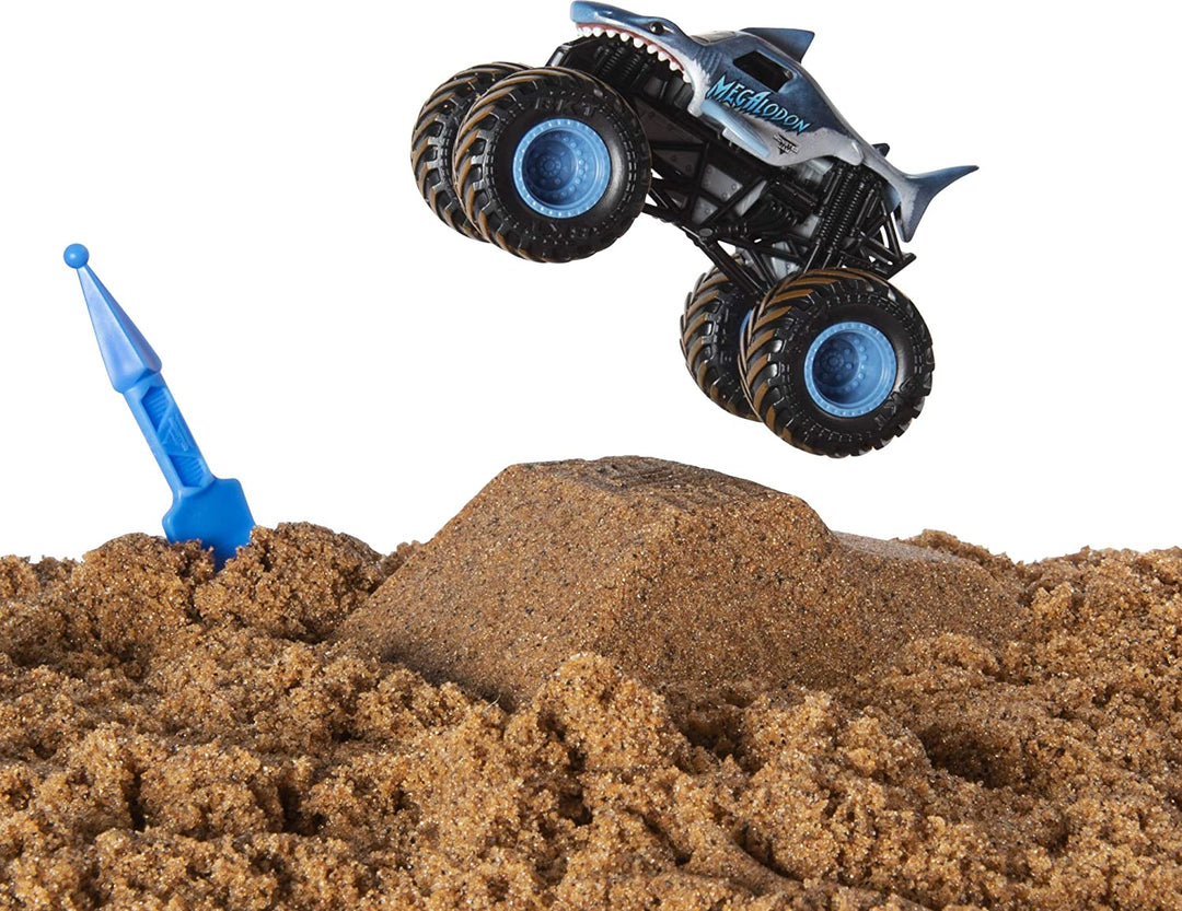 Toysmith Monster Jam Dirt Starter Set, Featuring 8oz of Monster Dirt and Officia