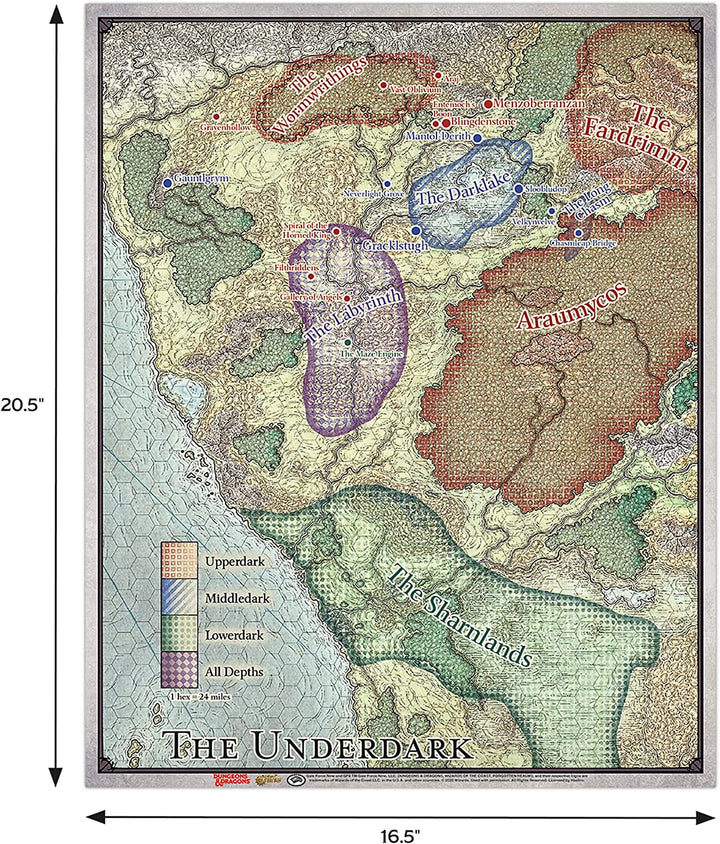 Out of the Abyss Map