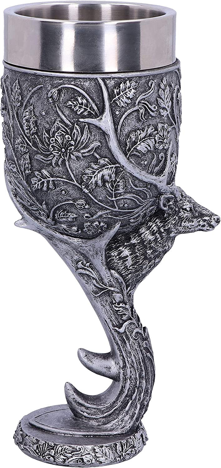 Nemesis Now - Stags Head Goblet Wine Glass 4