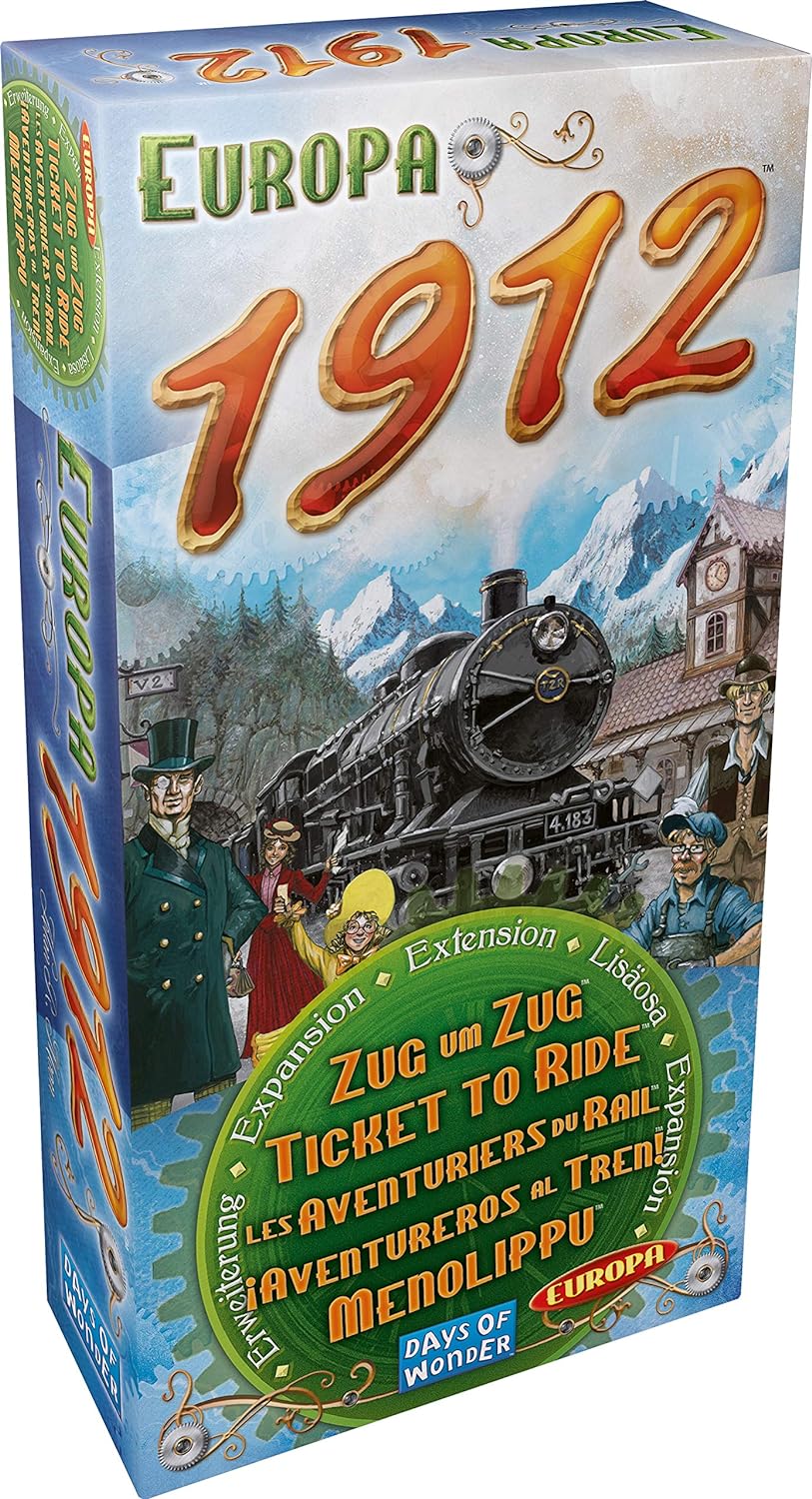 Tage des Wunders | Ticket to Ride Europa 1912 Brettspiel-ERWEITERUNG | Ab 8 Jahren | Für 2 bis 5 Spieler